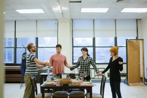 Justin Bartha and Elizabeth Reaser Rehearse <em>Permission</em> by <em>Hand to God</em>'s Robert Askins