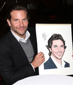 <em>The Elephant Man</em>'s Bradley Cooper Gets a Sardi's Caricature