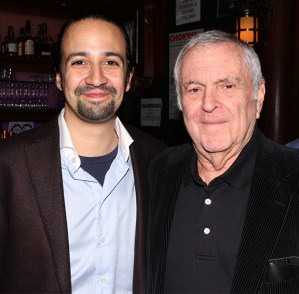 John Kander Presents Lin-Manuel Miranda With 2015 Drama Critics' Circle Award for <em>Hamilton</em>