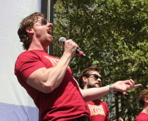 Christian Borle, Telly Leung, <em>Avenue Q</em>'s Rod, and More at Broadway in Bryant Park