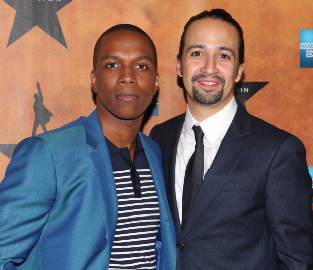 Lin manuel miranda outlet and leslie odom jr