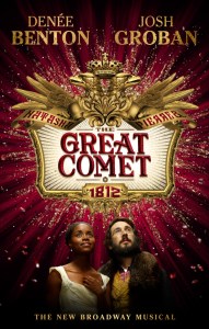 FIRST LOOK: Josh Groban and Denée Benton in the Official Broadway Poster for <em>The Great Comet</em>