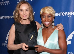 Inside the Drama Desk Awards Winner's Circle With Cynthia Erivo, Jessica Lange, and More