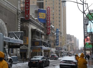 Snow Day on Broadway: A Walk Around the Theater District