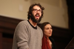 Josh Groban and Dave Malloy Lead <em>Great Comet</em> Fans in Cast Album Recording Session