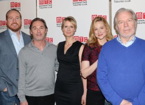 Cynthia Nixon, Laura Linney, Michael McKean of <em>The Little Foxes</em> Meet the Press