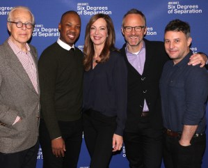 <em>Six Degrees</em>' Allison Janney, John Benjamin Hickey, and Corey Hawkins Meet the Press