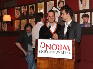 J.J. Abrams' Press Conference Goes Awry While Introducing <em>The Play That Goes Wrong</em>