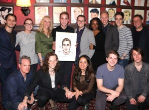 Ben Platt Receives a Sardi's Portrait