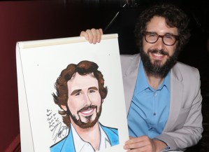 Josh Groban Gets a Sardi's Portrait