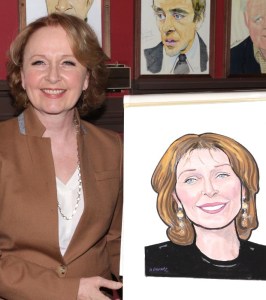 Kate Burton Gets a Sardi's Portrait