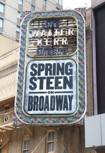 Bruce Springsteen Gets His Broadway Marquee