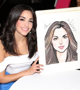 <em>On Your Feet!</em> Star Ana Villafañe Gets a Sardi's Portrait