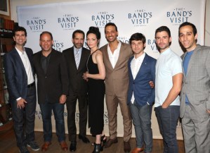 Tony Shalhoub, Katrina Lenk, and Other Stars of <em>The Band's Visit</em> Meet the Press