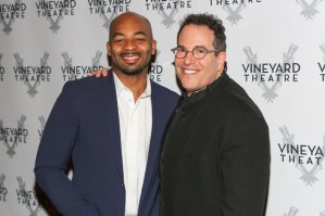 Michael Mayer Honored by Brandon Victor Dixon, Lena Hall at Vineyard Gala