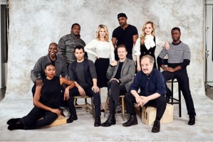 Kelli O'Hara and Will Chase Pose With Their "Too Darn Hot" Cast of <em>Kiss Me, Kate</em>