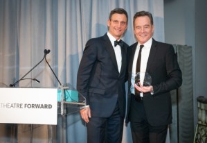 Bryan Cranston, Tony Goldwyn, George Salazar, Joe Iconis at Theatre Forward Gala