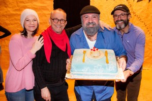 Joel Grey Celebrates His Birthday at <em>Fiddler on the Roof</em>