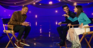 Will Smith Interviews <em>Aladdin</em> Castmates Mena Massoud and Naomi Scott