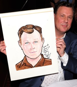 <em>The Prom</em> Tony Nominee Brooks Ashmanskas Gets a Sardi's Portrait