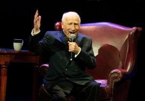 See Mel Brooks on the Lunt-Fontanne Stage in His Residence on Broadway