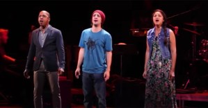 Flashback Friday: Lin-Manuel Miranda, Karen Olivo, Leslie Odom Jr. in <em>Tick, Tick…BOOM!</em>