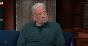 Stephen Sondheim Reveals the Title of His New Musical on <em>Colbert</em>