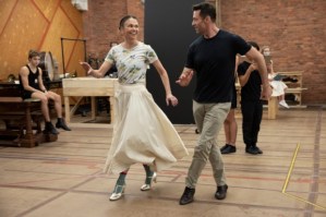 See Photos of Hugh Jackman and Sutton Foster in Rehearsal for <em>The Music Man</em>