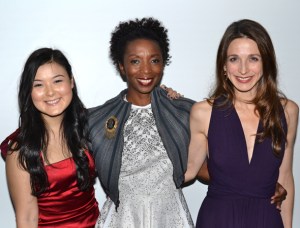 Marin Hinkle, Neal Huff, and the Cast of LCT3's <em>Luce</em> Celebrate Opening Night