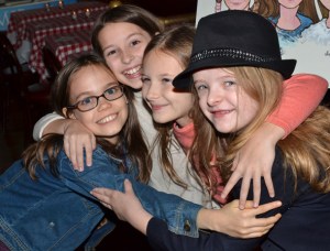 Smile! Broadway's Four Matildas Receive Surprise Sardi's Caricature