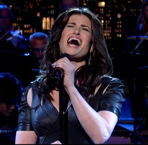 Idina Menzel Performs a Number From Broadway's <em>If/Then</em> on <em>The Late Show With David Letterman</em>