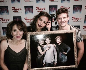 Ciara Renée, Kyle Dean Massey, and Andrea Martin Celebrate New <em>Pippin</em> Painting at Tony's Di Napoli