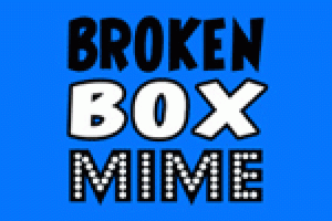 Broken Box Mime Presents Words Don’t Work