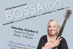 Kristine Mills BOSSAtoo Pre-Release Concert