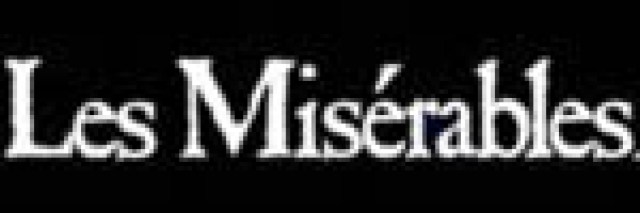 les miserables logo black and white