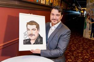 Paulo Szot Receives a Sardi’s Caricature