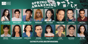 Cast Announced for East West Players Production of <i>Spring Awakening</i>