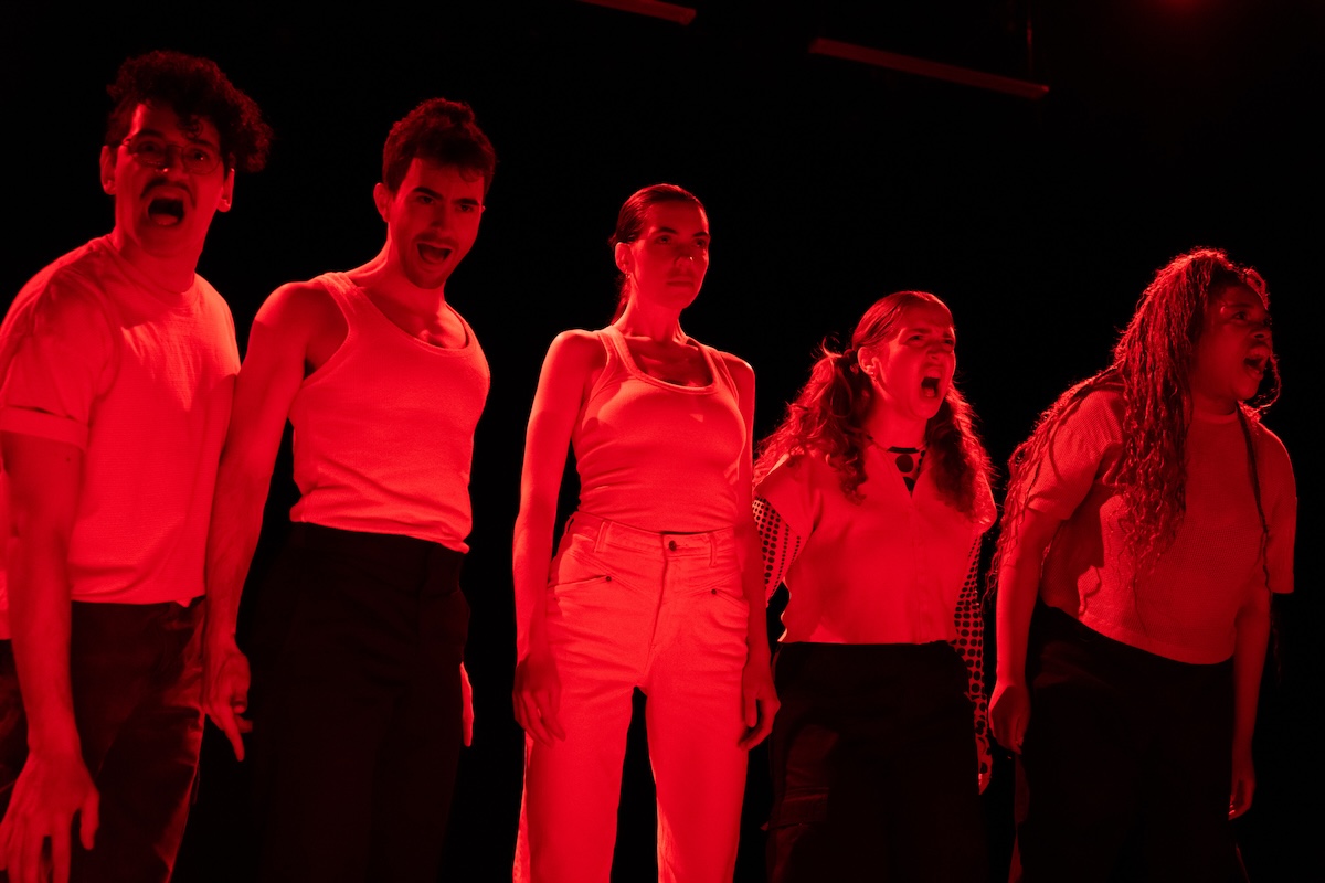 From L to R: Sam Gonzalez, Julian Sanchez, Maia Novi, Raffi Donatich, Alexandra Maurice. Photo by Julieta Cervantes