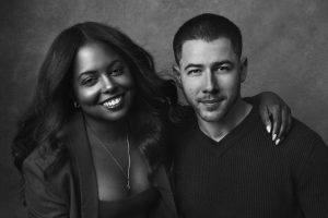 Adrienne Warren and Nick Jonas for Broadway's The Last Five Years Photo by Norman Jean Roy