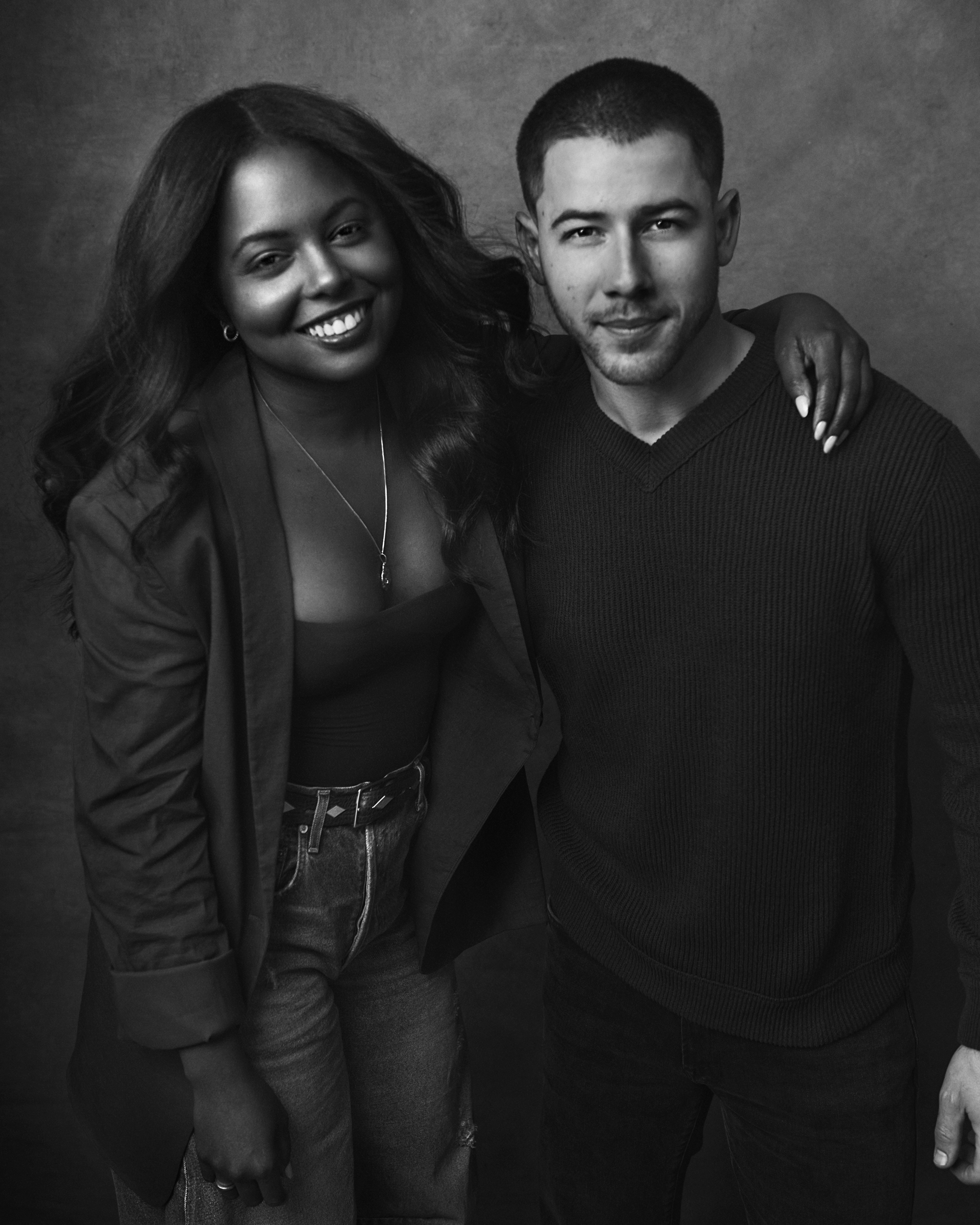 Adrienne Warren and Nick Jonas for Broadway's The Last Five Years Photo by Norman Jean Roy