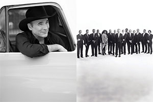 Clint Black + Lyle Lovett and His Large Band on Chicago: Get Tickets ...