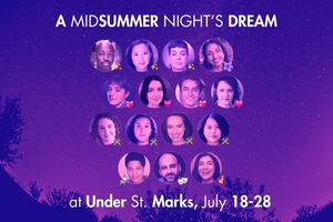 Event Logo: A MIDSUMMER NIGHTS DREAM at Under St. Marks