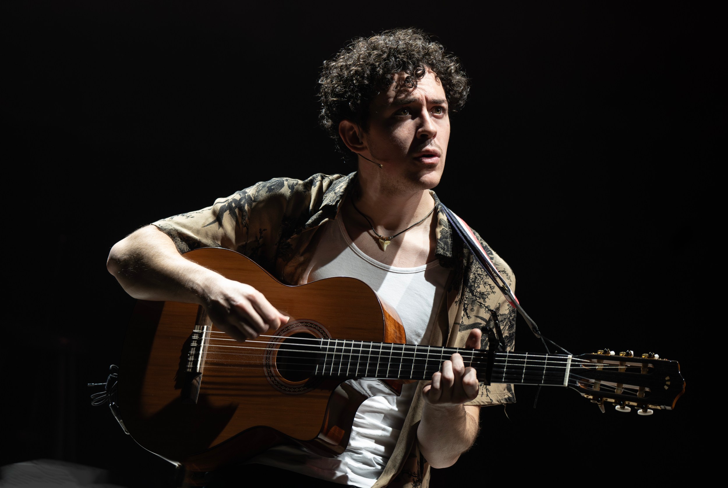 Ali Louis Bourzgui in WE LIVE IN CAIRO at New York Theatre Workshop, Photo by Joan Marcus