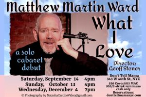 Matthew Martin Ward: What I Love