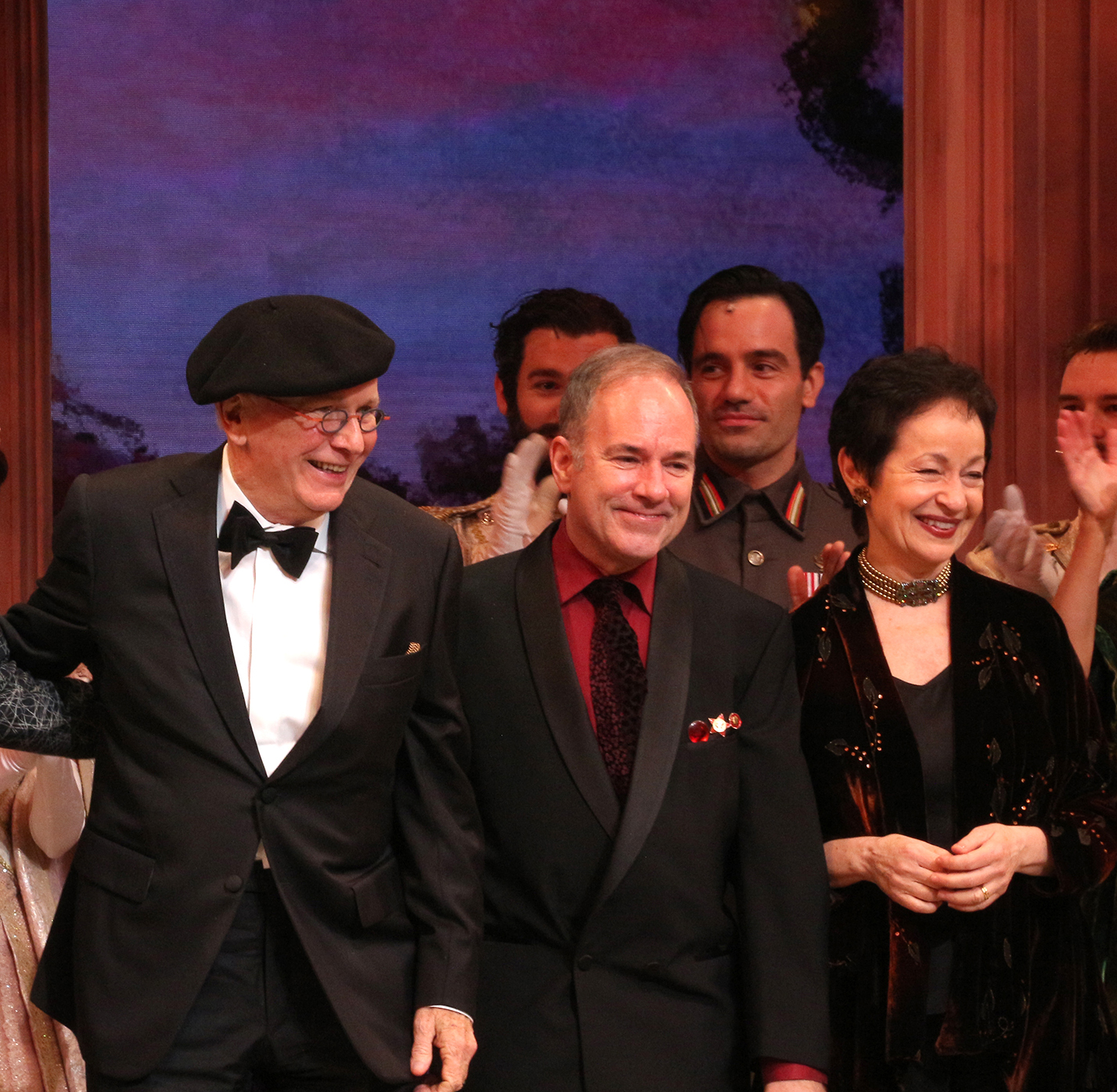 Darko Tresnjak, Terrence McNally, Stephen Flaherty, Lynn Ahrens curtain call