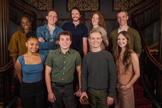 Back Row: Rachel Christopher, Daniel Fredrick, Matthew James Thomas, Sarah Killough, Aaron Bartz, Front Row: Ayanna Nicole Thomas, Alex Serino, Erik Christopher Peterson, Kristen Martin (© Andy Ramirez for Industria Studios)