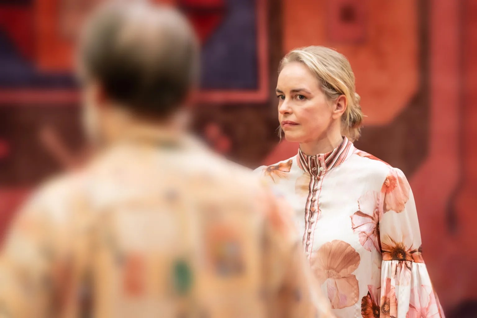 Nina Hoss in THE CHERRY ORCHARD Donmar photo by Johan Persson