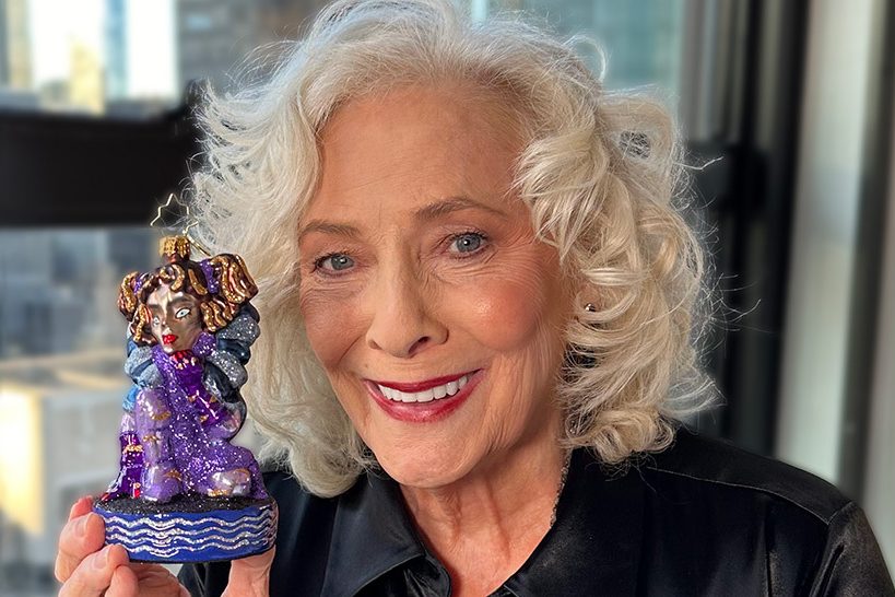 Betty Buckley with Grizabella ornament