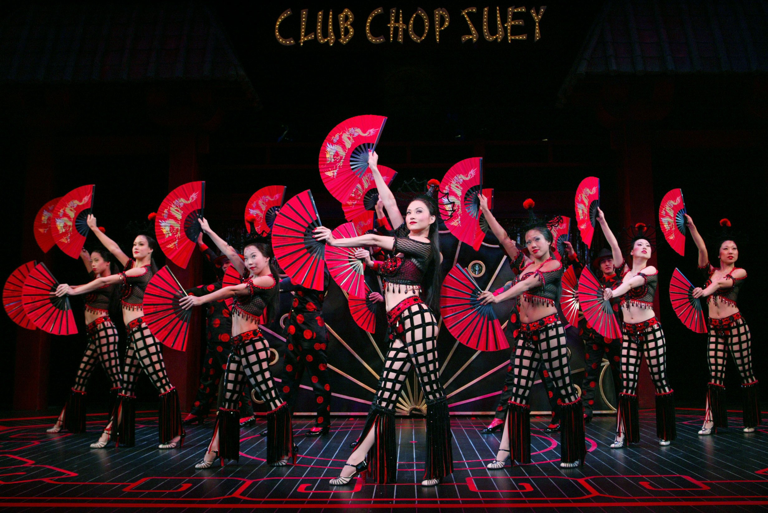 Sandra Allen and the cast of Flower Drum Song Photo by Joan Marcus