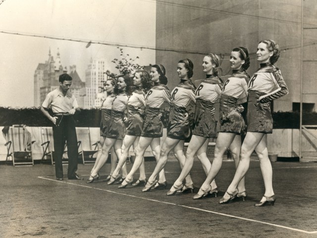 Archival image of the Rockettes in 1937 (Courtesy of MSG Entertainment)